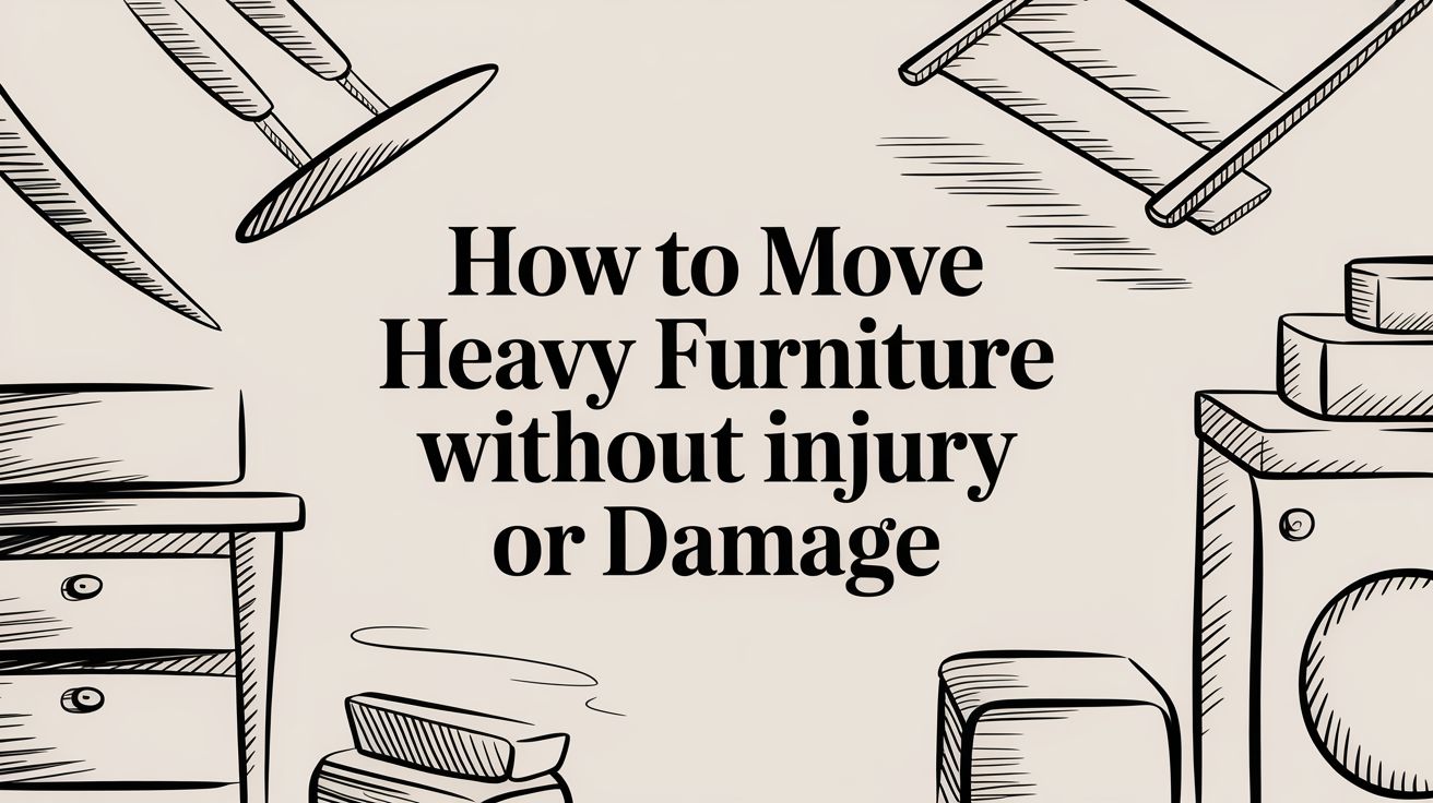 How to Move Heavy Furniture Without Injury or Damage
