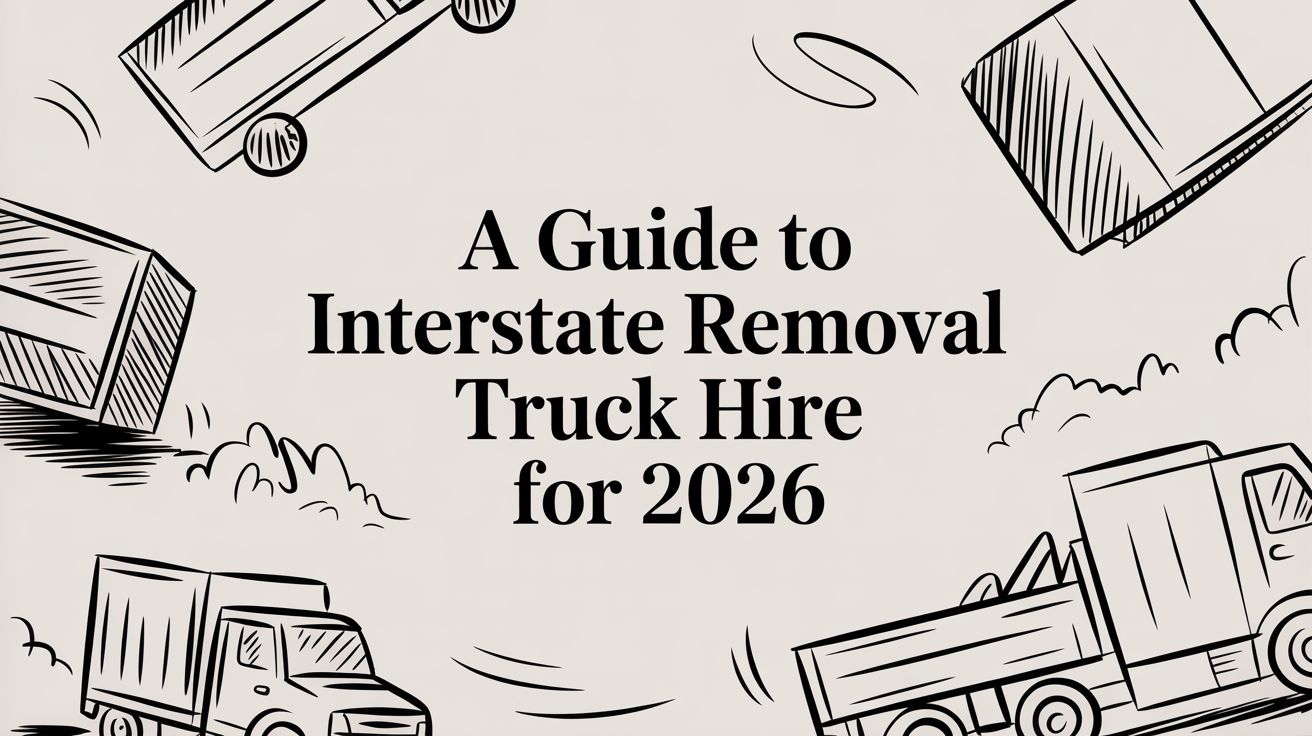 A Guide to Interstate Removal Truck Hire for 2026