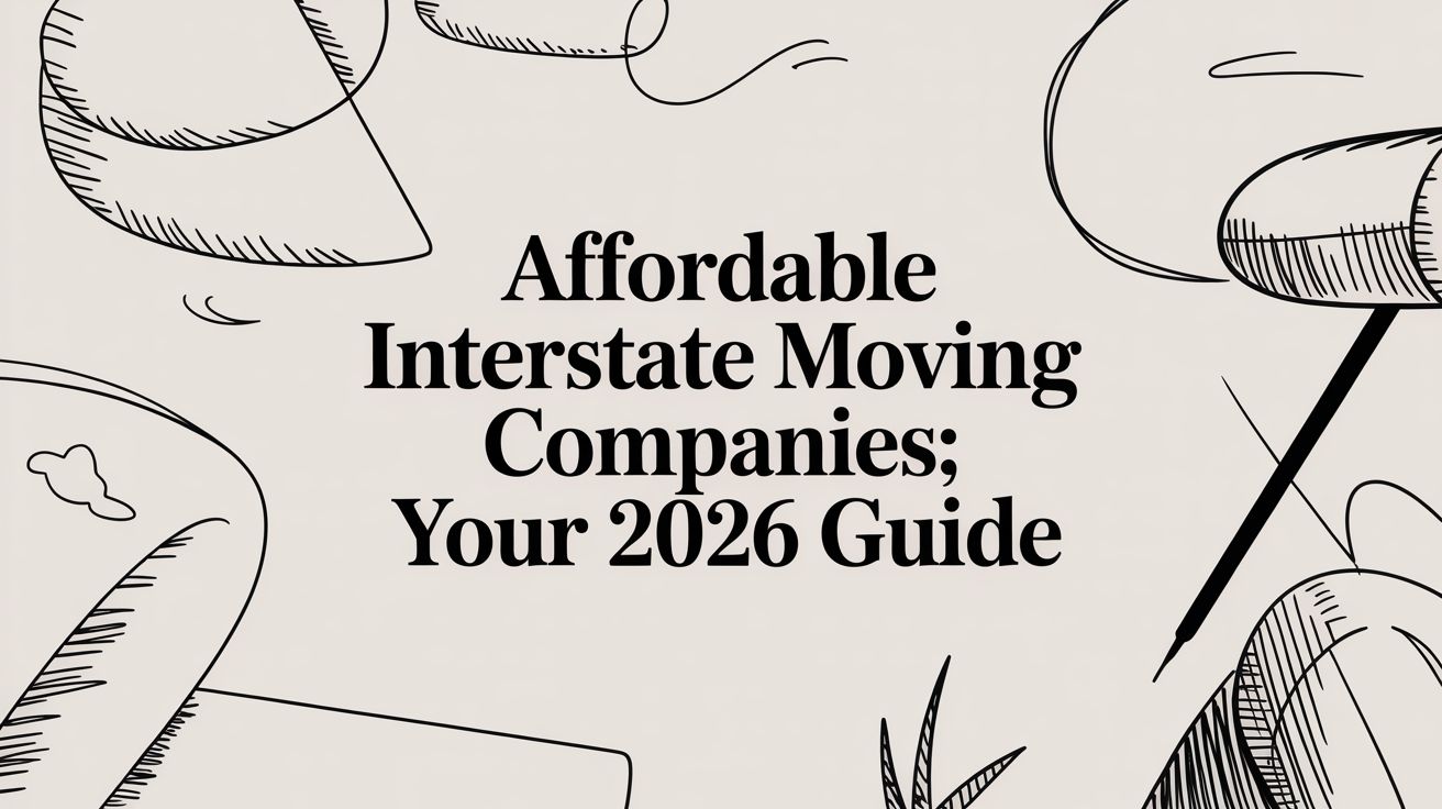 Affordable Interstate Moving Companies: Your 2026 Guide