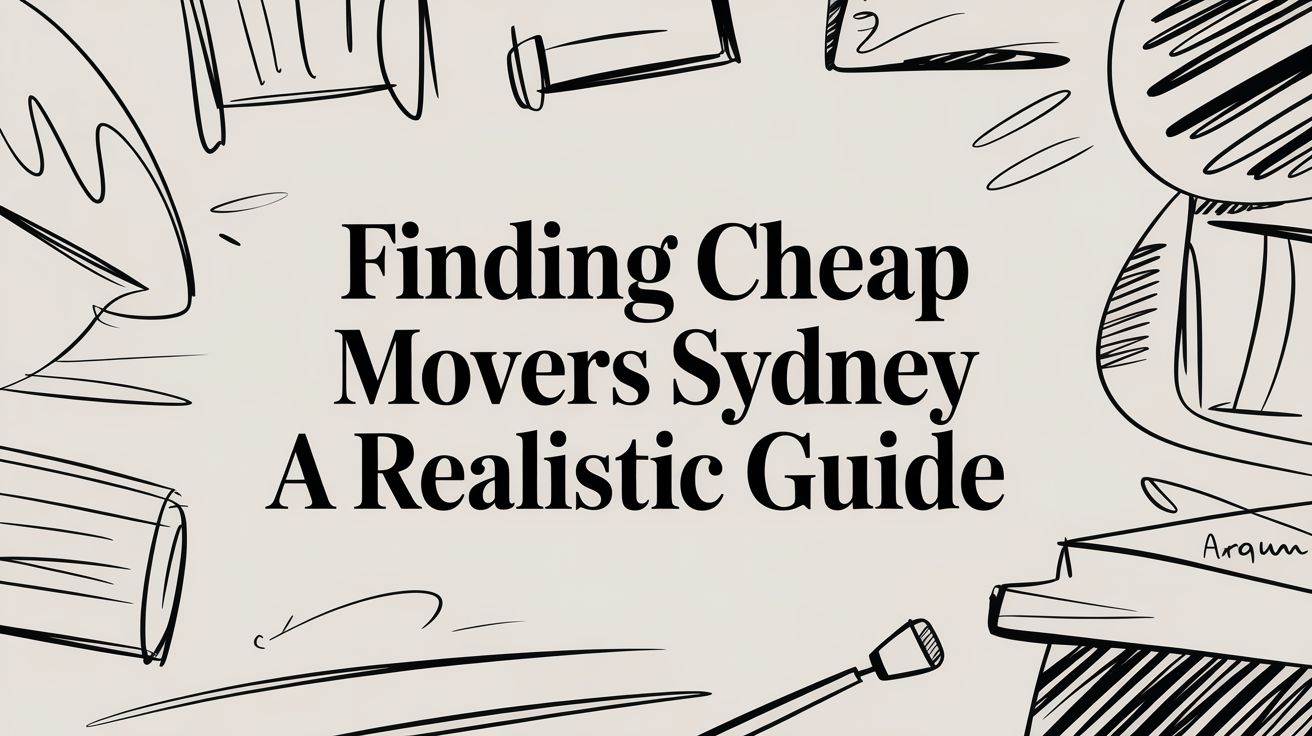 Finding Cheap Movers Sydney: A Realistic Guide for 2026