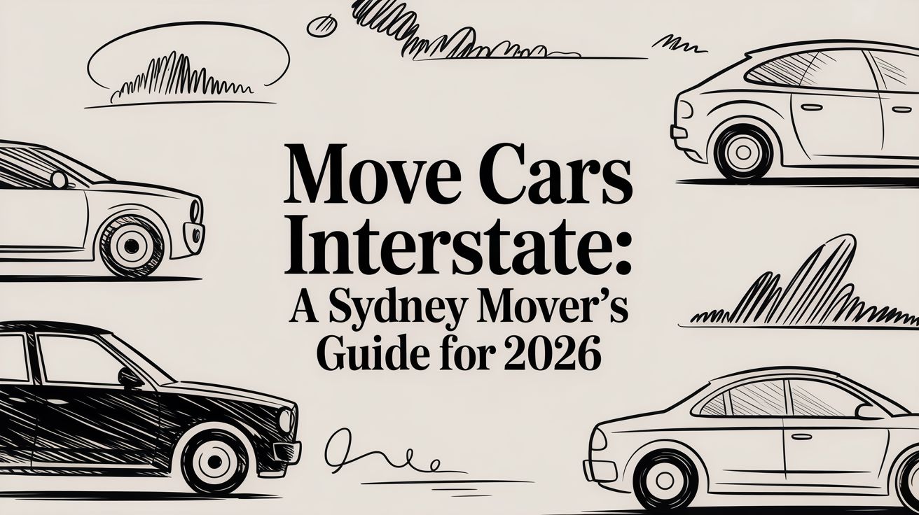 Move Cars Interstate: A Sydney Mover’s Guide for 2026