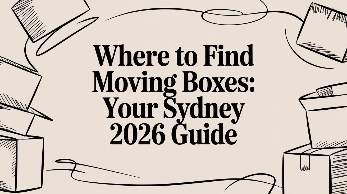 Where to Find Moving Boxes: Your Sydney 2026 Guide