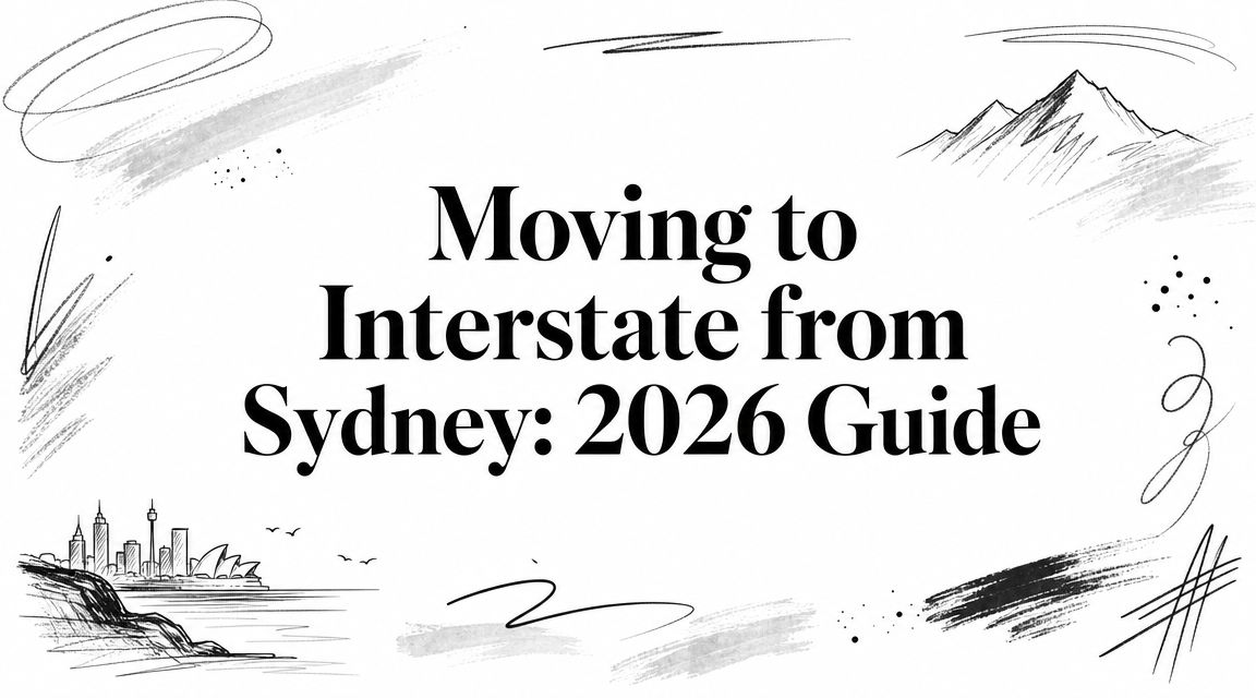 Moving to Interstate from Sydney: 2026 Guide