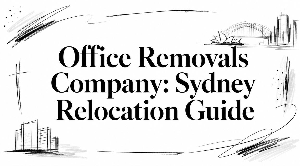 Office Removals Company: Sydney Relocation Guide