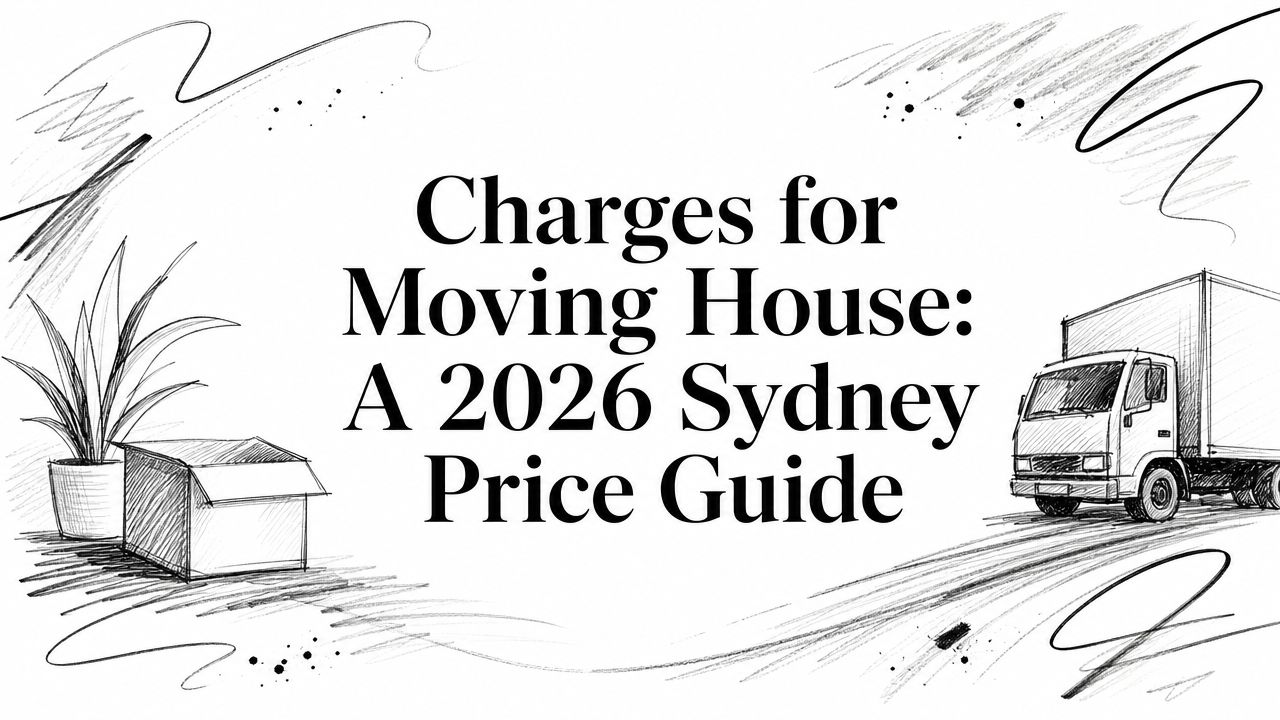 Charges for Moving House: A 2026 Sydney Price Guide
