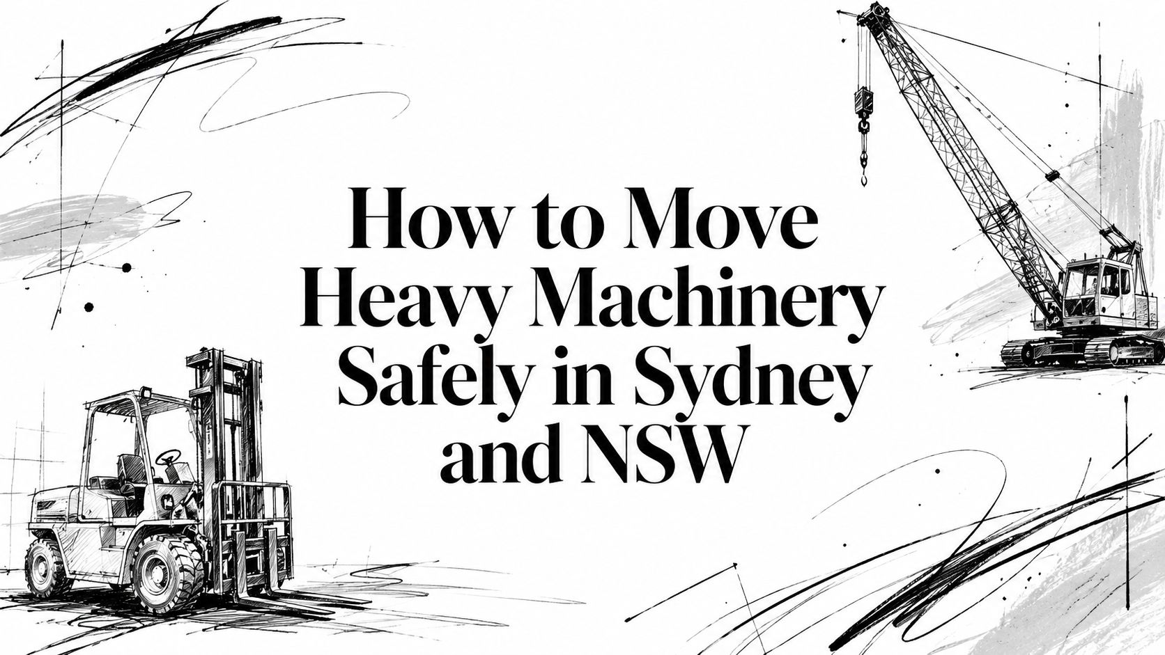 How to Move Heavy Machinery Safely in Sydney and NSW