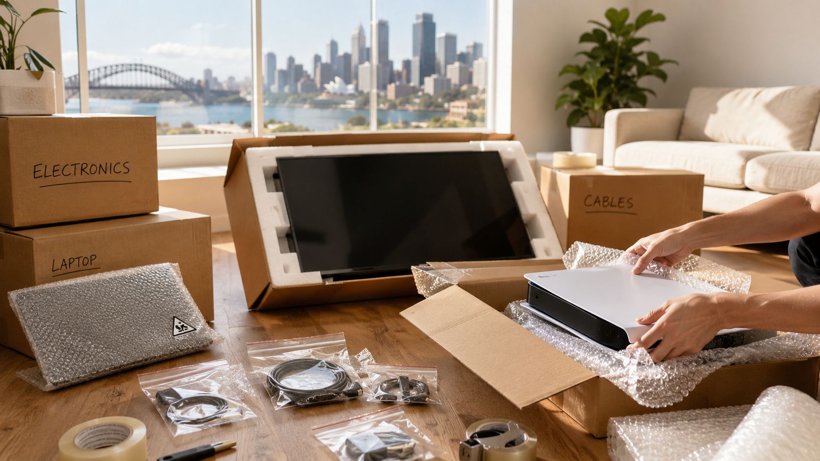 How to Pack Electronics for Moving: A Complete Sydney Guide