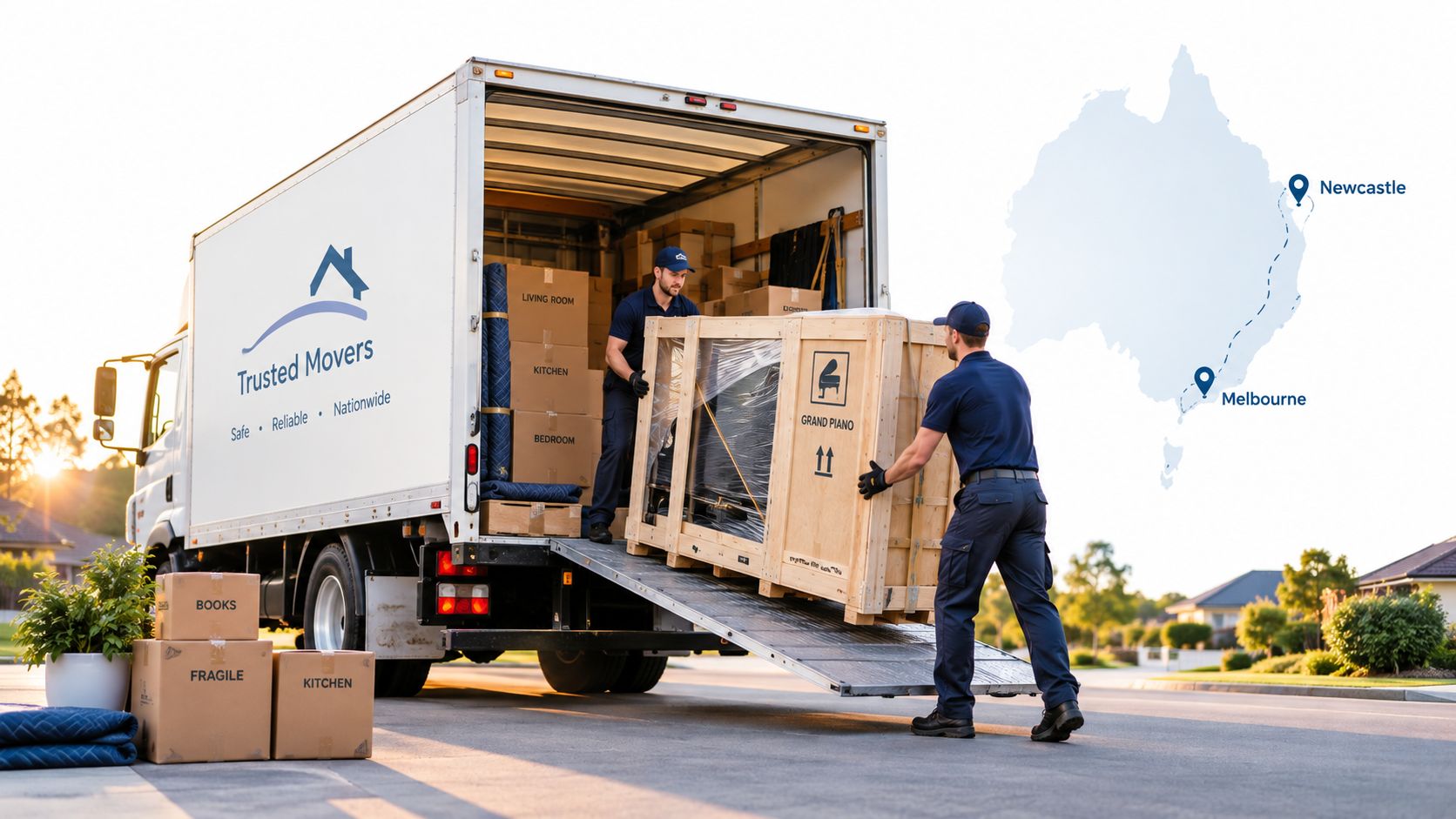 Interstate Removalists Newcastle to Melbourne 2026